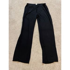 P.J. Salvage Black Loungewear Pajama Bottom Pants